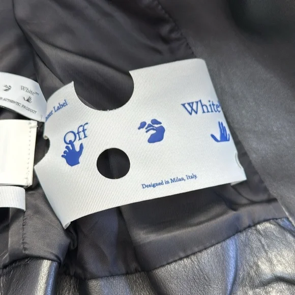 Off-White™️ 💯 leather jacket - Picture 10 of 15